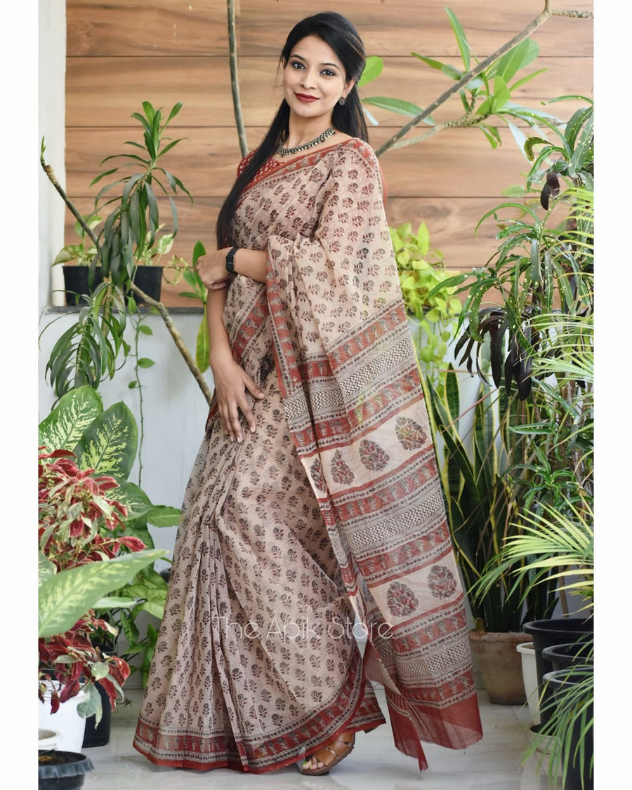 Kota doroa cotton saree