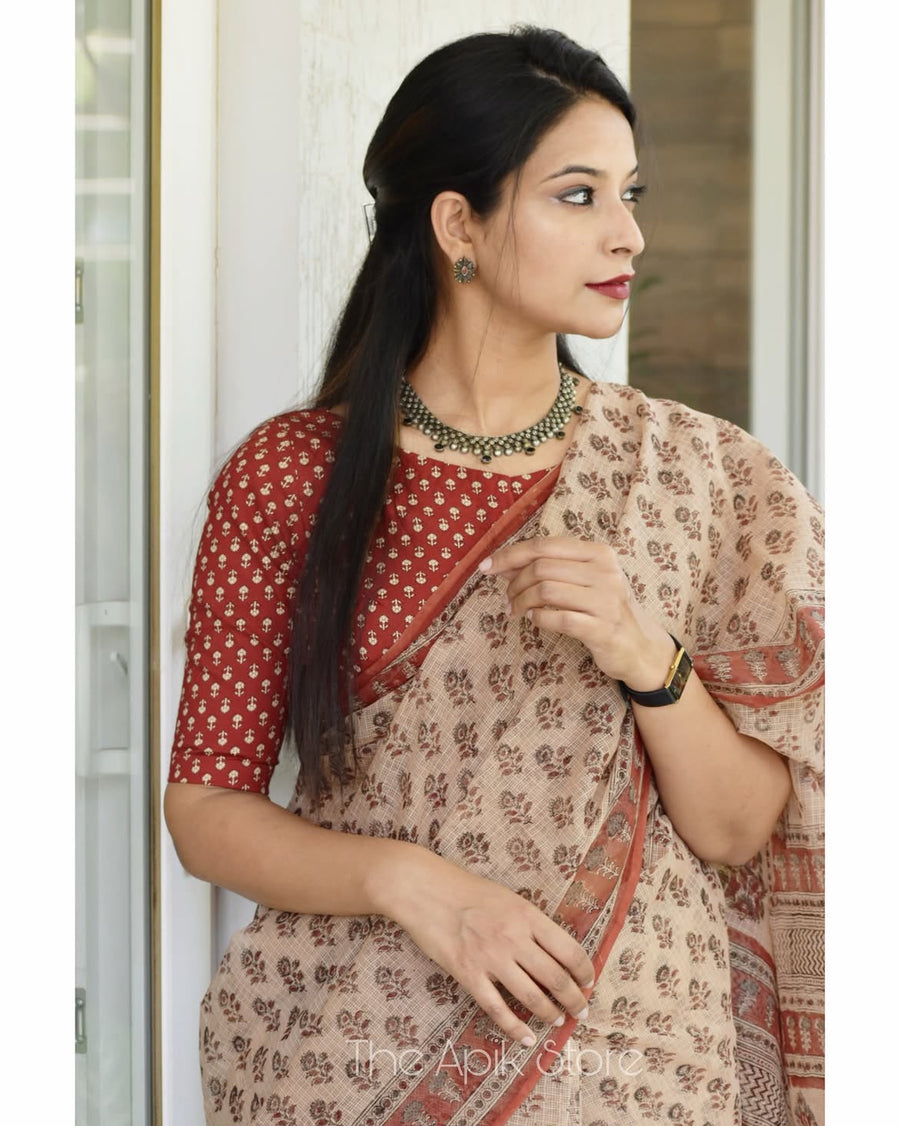 Kota doroa cotton saree