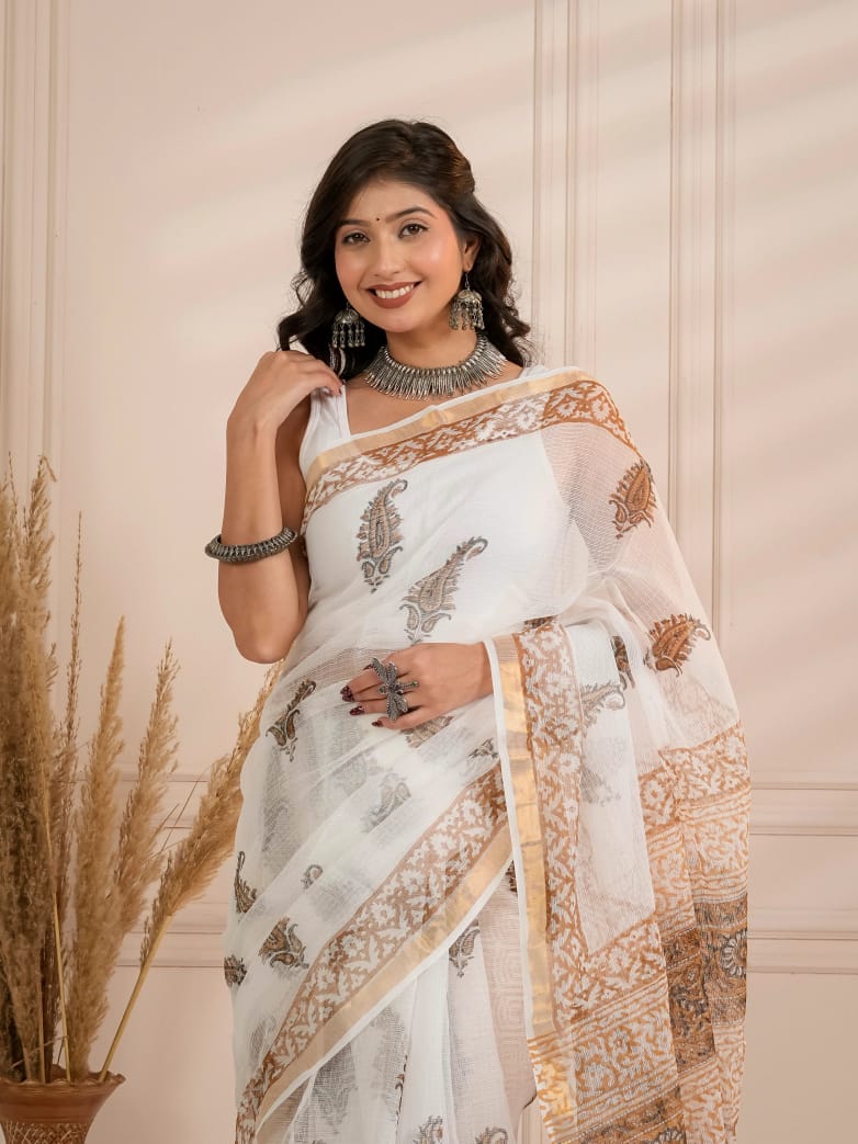 Kota doroa cotton saree