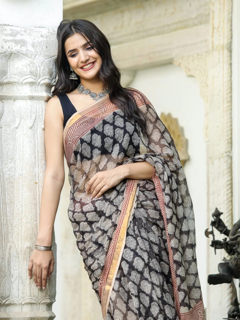 Kota doroa cotton saree