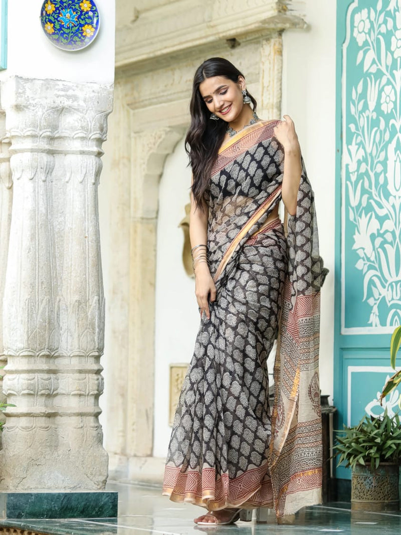 Kota doroa cotton saree