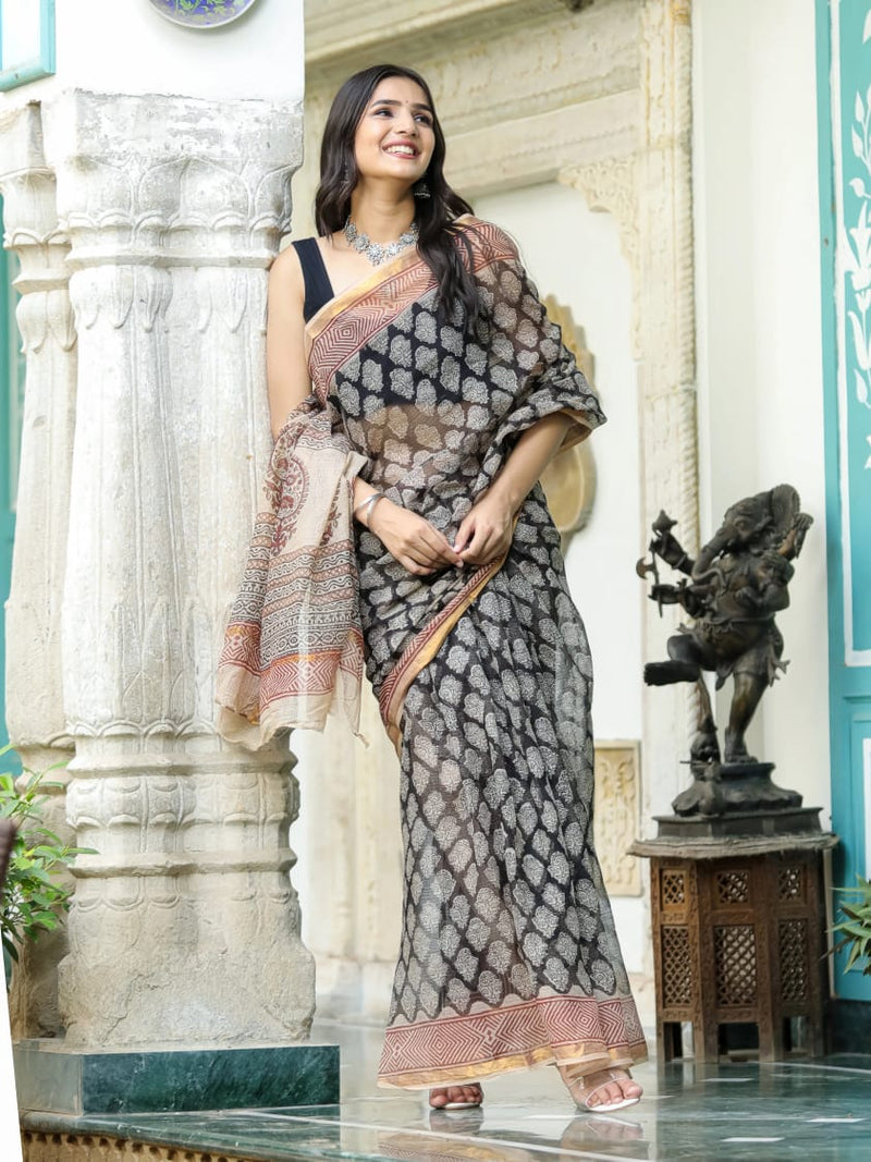 Kota doroa cotton saree