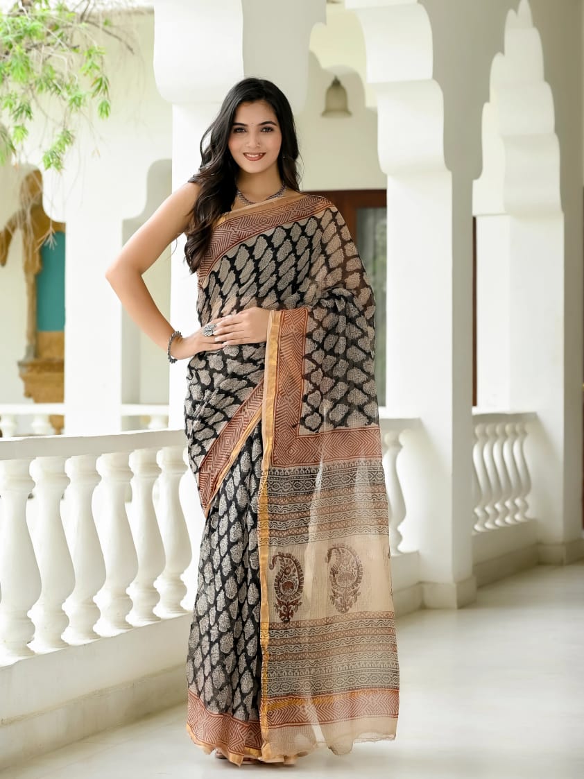 Kota doroa cotton saree