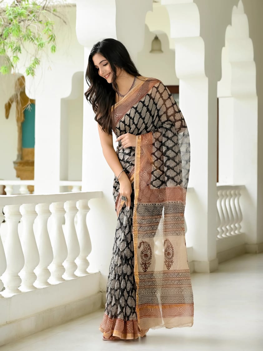 Kota doroa cotton saree