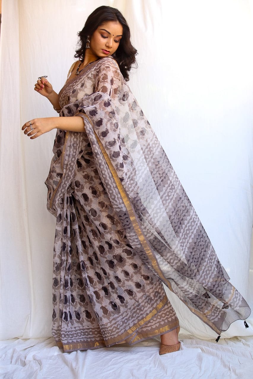Kota doroa cotton saree