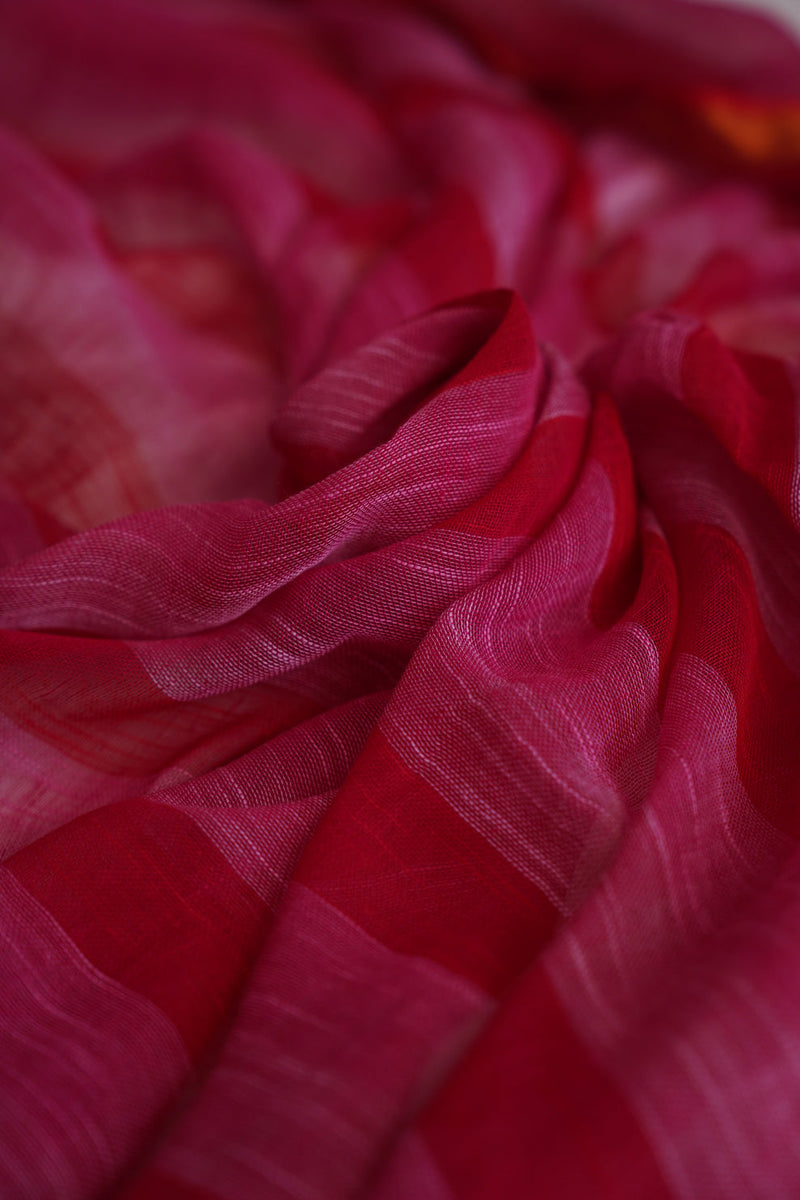 Gulabo Lilen saree